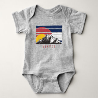 Colorado State Flag Custom City Name Mountains Romper