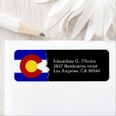 Colorado State Flag gepersonaliseerd Etiket (Insitu)