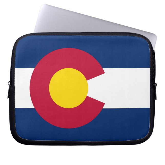 Colorado State Flag laptophoes Laptop Sleeve (Voorkant)