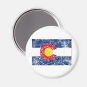 Colorado State Flag  Magneet (Voorkant / Achterkant)