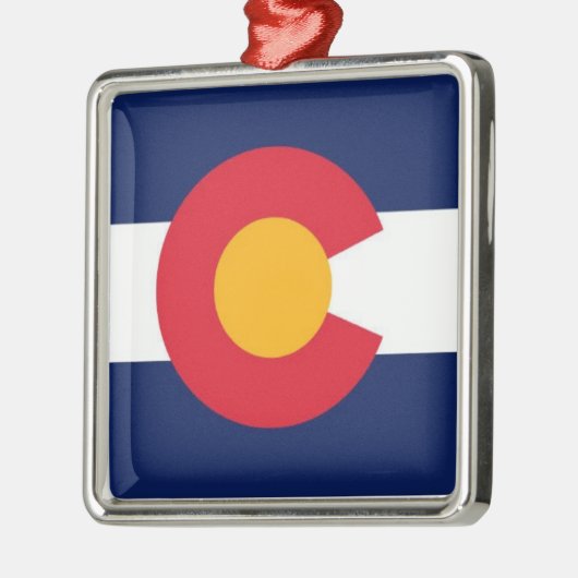 Colorado State Flag Ornament (Links)