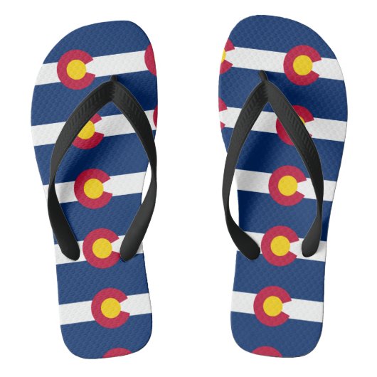 Colorado State Flag Pattern Teenslippers (Voetbed)