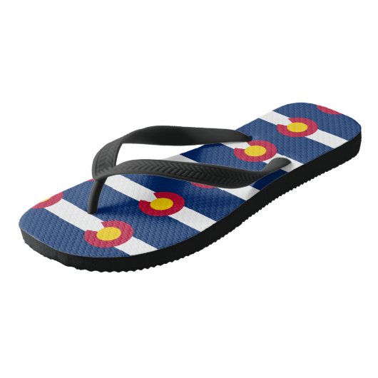 Colorado State Flag Pattern Teenslippers (Schuin)