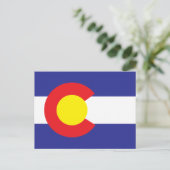 Colorado State Flag.png Briefkaart (Staand voorkant)