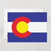 Colorado State Flag.png Briefkaart (Voorkant / Achterkant)