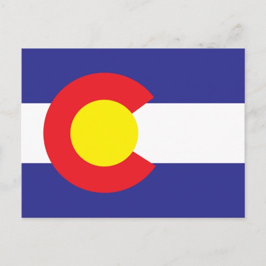 Colorado State Flag.png Briefkaart (Voorkant)
