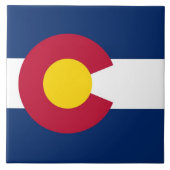 Colorado State Flag Tegel Tegeltje (Voorkant)