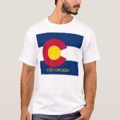 Colorado State Flag Unisex T-shirt (Voorkant)