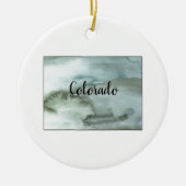 Colorado State Illustration Ornament (Voorkant)