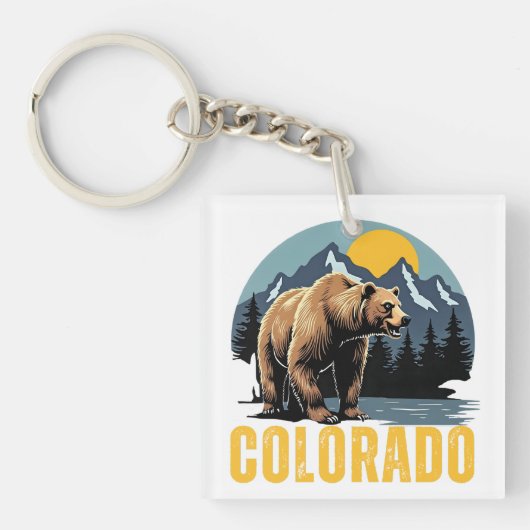 Colorado State Pride Acrylsleutelhanger Sleutelhanger (voorkant)