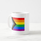 Colorado State Pride LGBTQ Progress Pride Koffiemok (Voorkant links)