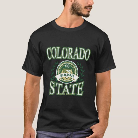 Colorado State Rams Laurels T-shirt (Voorkant)
