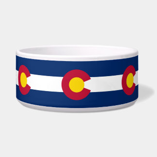 Colorado State Vlag Pet Bowl Voerbakje