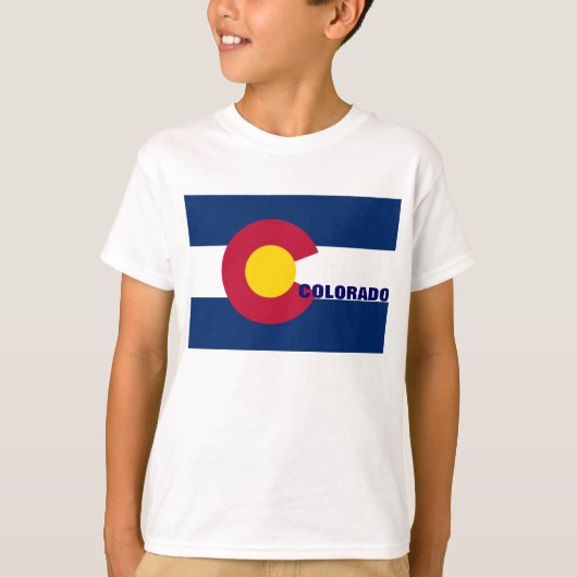 COLORADO Statenvlag T-shirt (Voorkant)