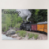 Colorado: Steamtrein & rivier Legpuzzel (Horizontaal)