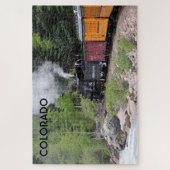 Colorado: Steamtrein & rivier Legpuzzel (Verticaal)