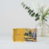 Colorado Stream Art Visitekaartje (Staand voorkant)