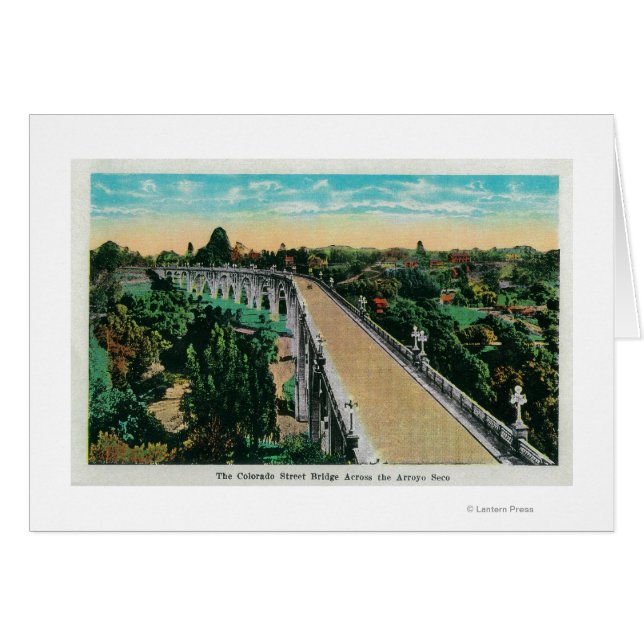 Colorado Street Bridge over de Arroyo Seco (Voorkant Horizontaal)