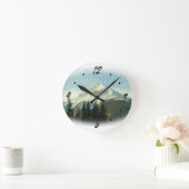 Colorado Summit County-muurklok Ronde Klok (Huis)