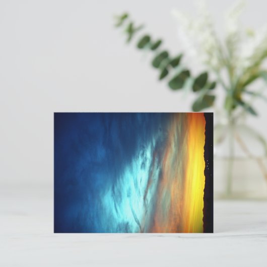 Colorado Sunset Briefkaart (Staand voorkant)