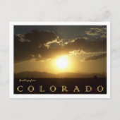 Colorado Sunset Briefkaart (Voorkant)