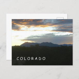Colorado Sunset Briefkaart