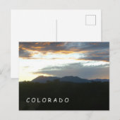 Colorado Sunset Briefkaart (Voorkant / Achterkant)