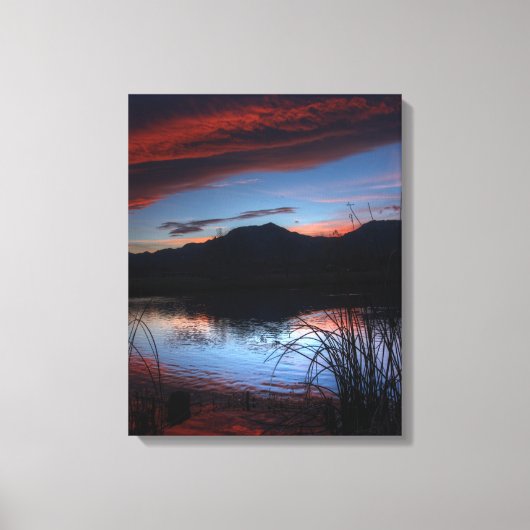 Colorado Sunset Canvas Afdruk (Voorkant)