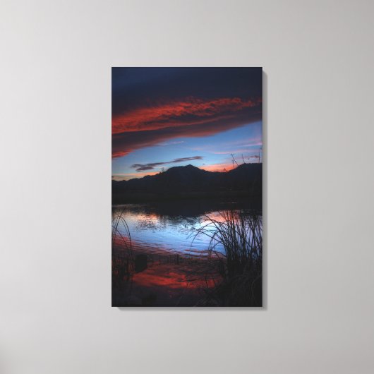 Colorado Sunset Canvas Afdruk (Voorkant)