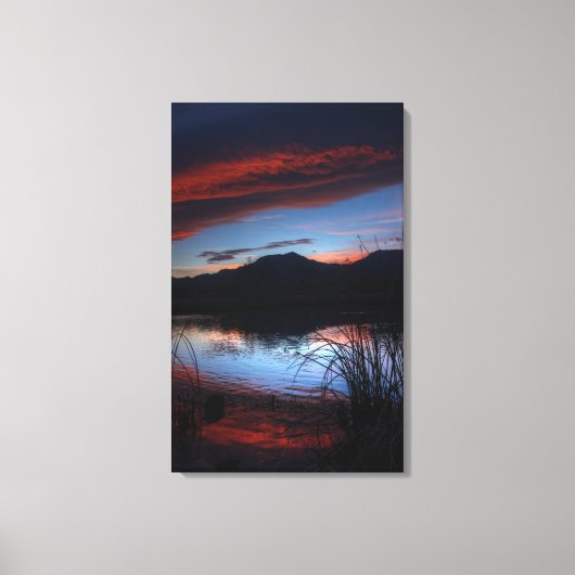 Colorado Sunset Canvas Afdruk (Voorkant)