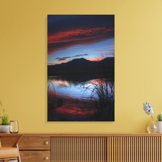 Colorado Sunset Canvas Afdruk (Insitu (Woonkamer))