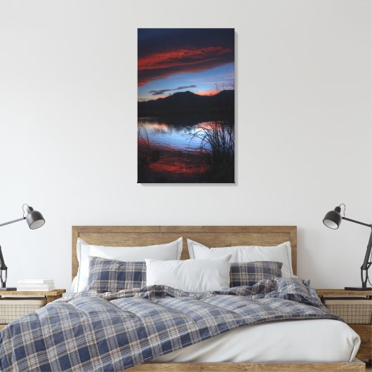 Colorado Sunset Canvas Afdruk (Insitu (Slaapkamer))