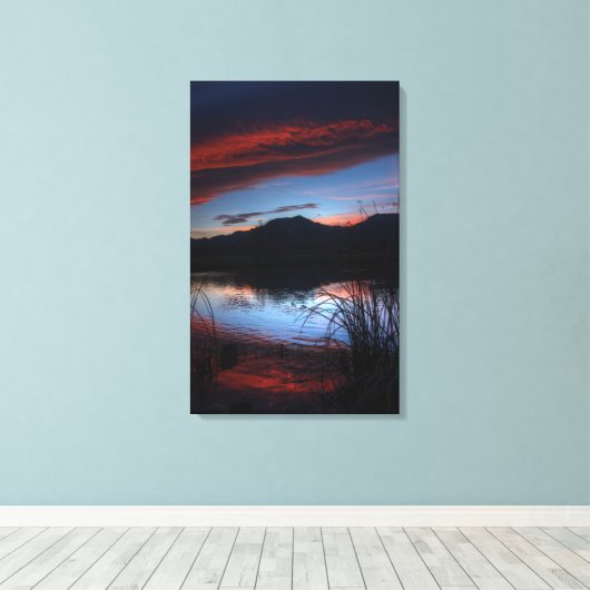 Colorado Sunset Canvas Afdruk (Insitu (Houten vloer))