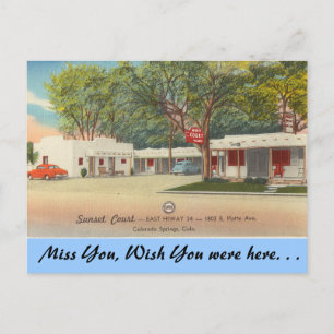 Colorado, Sunset Court Briefkaart