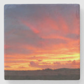 Colorado Sunset Stenen Onderzetter (Voorkant)
