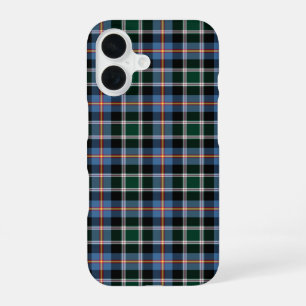 Colorado Tartan Lichtblauw en Zwart Geruit iPhone 16 Hoesje