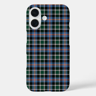 Colorado Tartan Light Blue and Black Pset iPhone 16 Hoesje