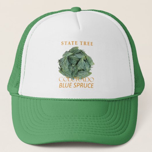 Colorado Territory Boom De Blauwe Spar Trucker Pet (Voorkant)