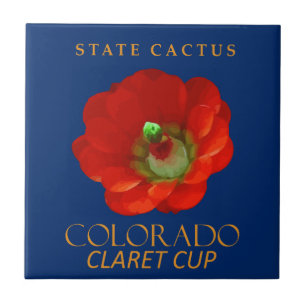 Colorado Territory Cactus De Claret Cup Cactus Tegeltje