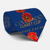 Colorado Territory Cactus De Claret Cup Stropdas (Opgerold)