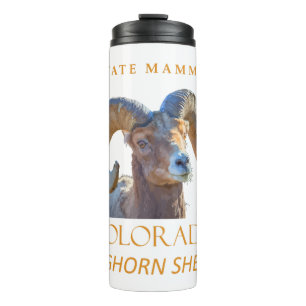 Colorado Territory Zoogdier De Bighorn Sheep Thermosbeker