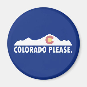 Colorado tevreden magneet
