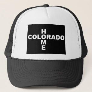 Colorado Thuis Weg Van Staat Bal Cap Hoed Trucker Pet