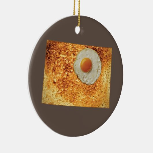 Colorado Toast & Egg Keramisch Ornament (Rechts)