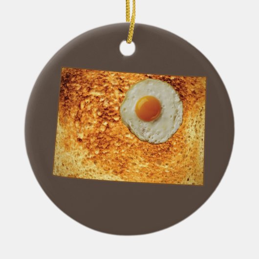 Colorado Toast & Egg Keramisch Ornament (Voorkant)