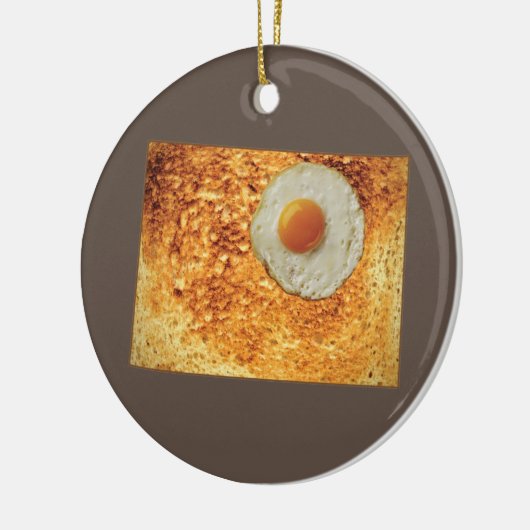 Colorado Toast & Egg Keramisch Ornament (Links)
