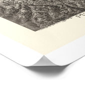 Colorado Topografische kaart 1894 Poster (Hoek)