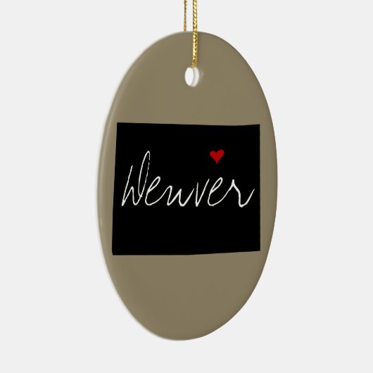 Colorado Town Keramisch Ornament (Rechts)