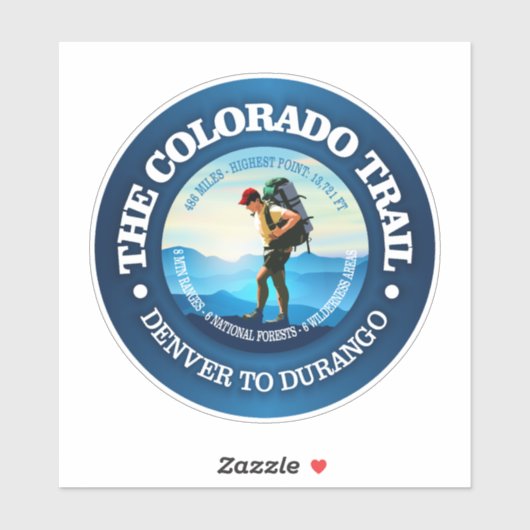 Colorado Trail (C) Sticker (Vel)