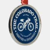 Colorado Trail (MTB) Metalen Ornament (Rechts)